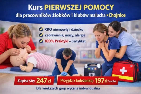 Pierwsza pomoc dla opiekunek w żłobku